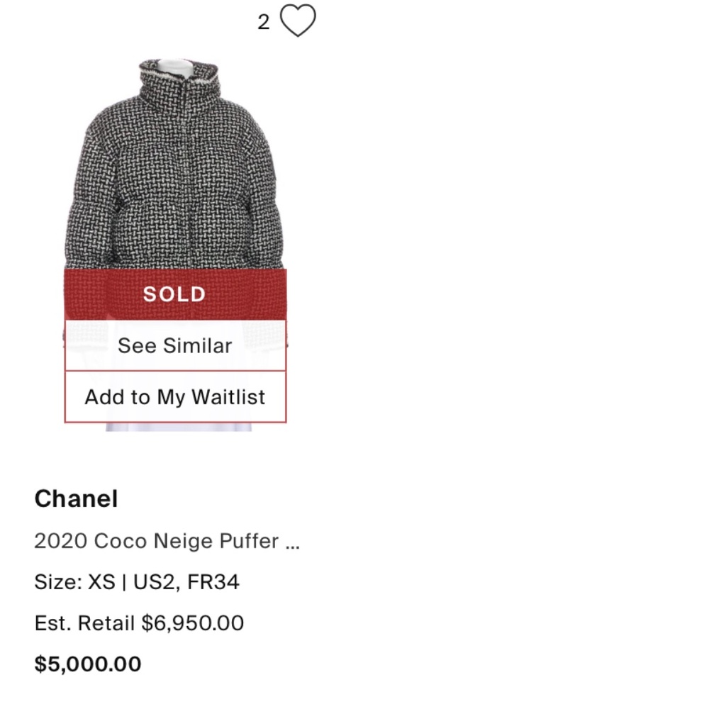 2020 coco Chanel jacket - Picture 3 of 3